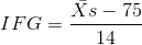 Image de l'équation de l'indice de force du groupe
